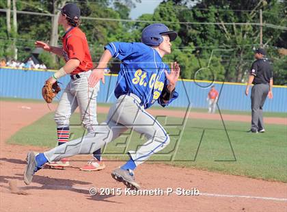 Thumbnail 2 in Notre Dame vs St. Charles  Catholic (LHSAA 3A 2nd Round Playoff) photogallery.