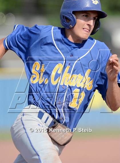 Thumbnail 3 in Notre Dame vs St. Charles  Catholic (LHSAA 3A 2nd Round Playoff) photogallery.