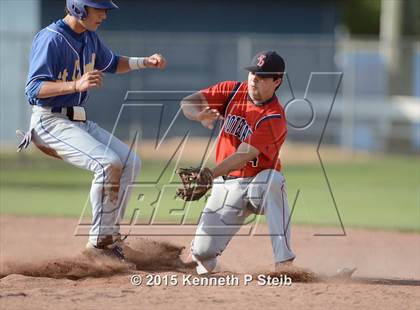 Thumbnail 3 in Notre Dame vs St. Charles  Catholic (LHSAA 3A 2nd Round Playoff) photogallery.
