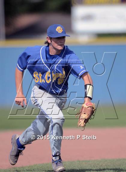 Thumbnail 2 in Notre Dame vs St. Charles  Catholic (LHSAA 3A 2nd Round Playoff) photogallery.