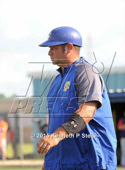 Thumbnail 3 in Notre Dame vs St. Charles  Catholic (LHSAA 3A 2nd Round Playoff) photogallery.