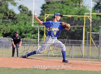 Thumbnail 2 in Notre Dame vs St. Charles  Catholic (LHSAA 3A 2nd Round Playoff) photogallery.