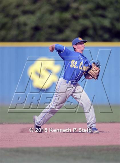Thumbnail 3 in Notre Dame vs St. Charles  Catholic (LHSAA 3A 2nd Round Playoff) photogallery.