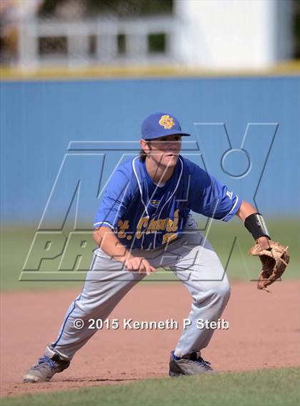 Thumbnail 1 in Notre Dame vs St. Charles  Catholic (LHSAA 3A 2nd Round Playoff) photogallery.