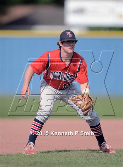 Thumbnail 3 in Notre Dame vs St. Charles  Catholic (LHSAA 3A 2nd Round Playoff) photogallery.