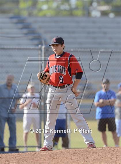 Thumbnail 3 in Notre Dame vs St. Charles  Catholic (LHSAA 3A 2nd Round Playoff) photogallery.