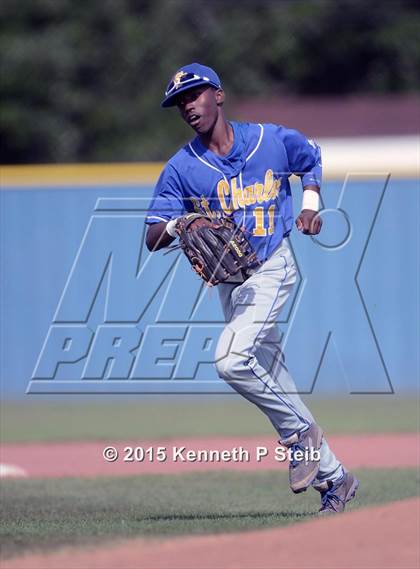 Thumbnail 2 in Notre Dame vs St. Charles  Catholic (LHSAA 3A 2nd Round Playoff) photogallery.