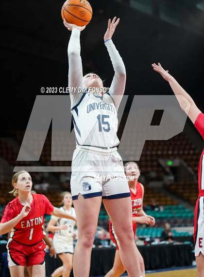 Thumbnail 2 in University vs Eaton (CHSAA Girls 4A Great 8) photogallery.