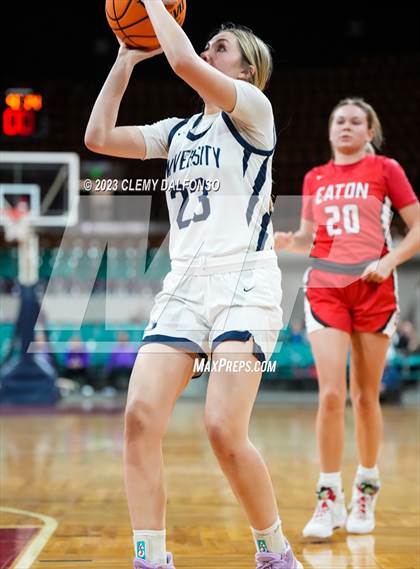 Thumbnail 3 in University vs Eaton (CHSAA Girls 4A Great 8) photogallery.