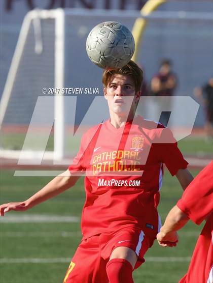 Thumbnail 3 in Cathedral Catholic vs. Point Loma (CIF SDS Open Division Quarterfinal) photogallery.