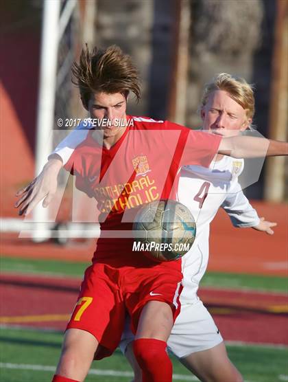 Thumbnail 1 in Cathedral Catholic vs. Point Loma (CIF SDS Open Division Quarterfinal) photogallery.