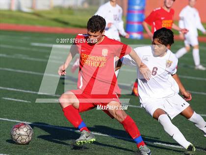 Thumbnail 2 in Cathedral Catholic vs. Point Loma (CIF SDS Open Division Quarterfinal) photogallery.