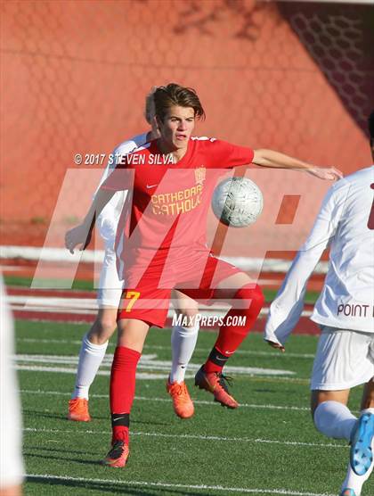Thumbnail 3 in Cathedral Catholic vs. Point Loma (CIF SDS Open Division Quarterfinal) photogallery.