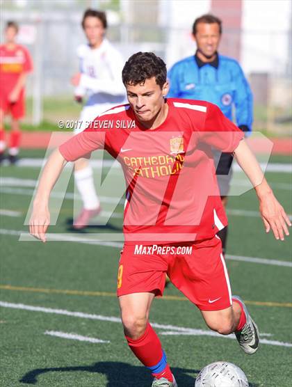 Thumbnail 3 in Cathedral Catholic vs. Point Loma (CIF SDS Open Division Quarterfinal) photogallery.