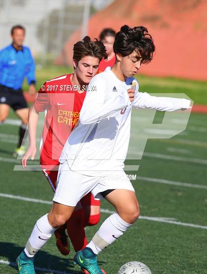 Thumbnail 3 in Cathedral Catholic vs. Point Loma (CIF SDS Open Division Quarterfinal) photogallery.