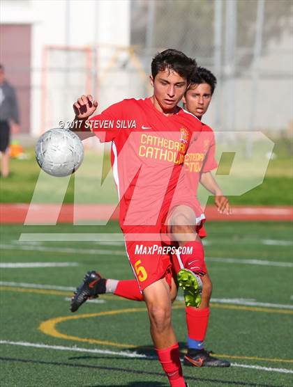 Thumbnail 3 in Cathedral Catholic vs. Point Loma (CIF SDS Open Division Quarterfinal) photogallery.
