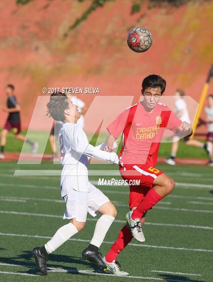 Thumbnail 1 in Cathedral Catholic vs. Point Loma (CIF SDS Open Division Quarterfinal) photogallery.