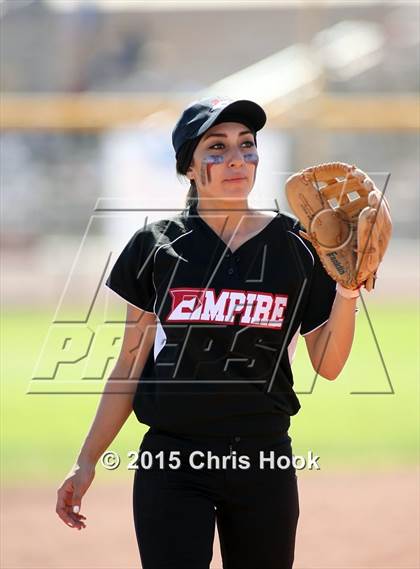 Thumbnail 2 in Catalina Foothills vs. Empire (Tucson Badger Invitational) photogallery.