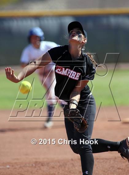 Thumbnail 3 in Catalina Foothills vs. Empire (Tucson Badger Invitational) photogallery.