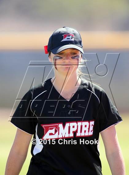 Thumbnail 2 in Catalina Foothills vs. Empire (Tucson Badger Invitational) photogallery.