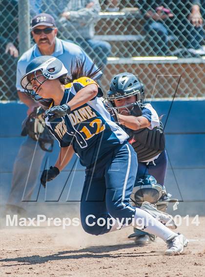 Thumbnail 3 in Notre Dame vs. Santa Catalina (CIF CCS D3 Final) photogallery.