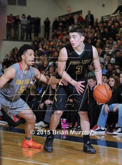 Thumbnail 2 in Oak Hill Academy vs. West Linn (Les Schwab Invitational) photogallery.