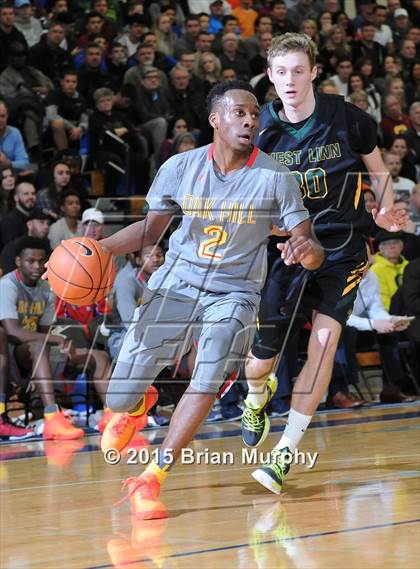 Thumbnail 3 in Oak Hill Academy vs. West Linn (Les Schwab Invitational) photogallery.