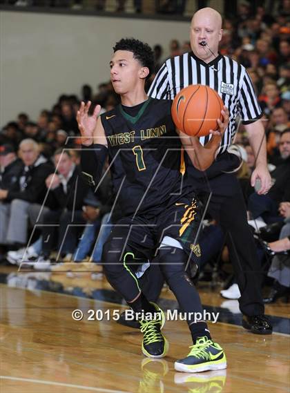 Thumbnail 2 in Oak Hill Academy vs. West Linn (Les Schwab Invitational) photogallery.