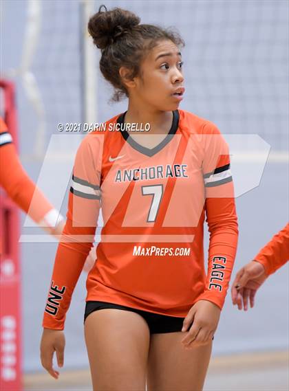 Thumbnail 1 in West Anchorage vs Bishop's School (Nike Tournament of Champions) photogallery.