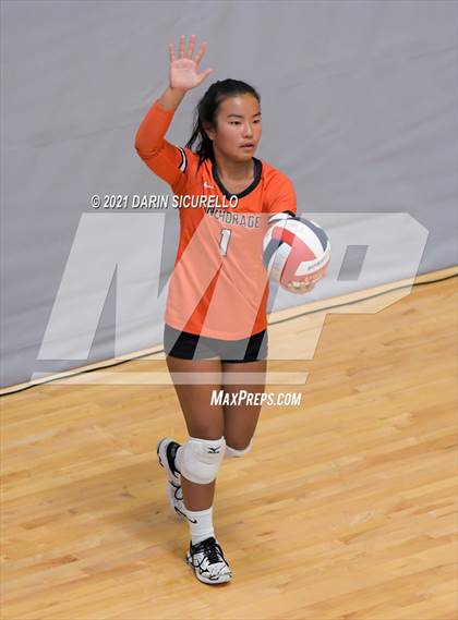 Thumbnail 1 in West Anchorage vs Bishop's School (Nike Tournament of Champions) photogallery.