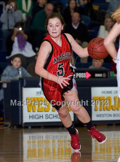 Thumbnail 2 in Masuk vs Lauralton Hall (SWC Semifinal) photogallery.