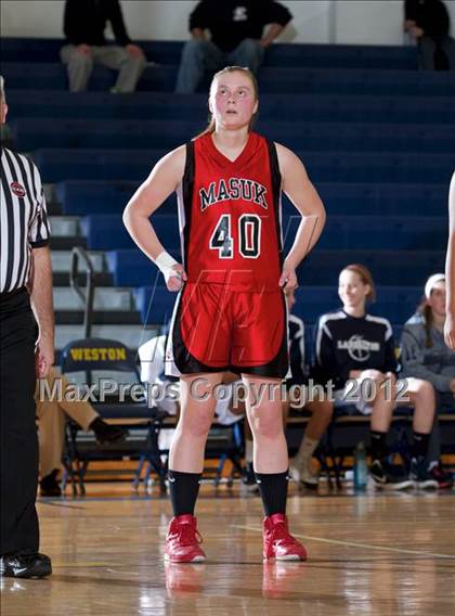 Thumbnail 3 in Masuk vs Lauralton Hall (SWC Semifinal) photogallery.