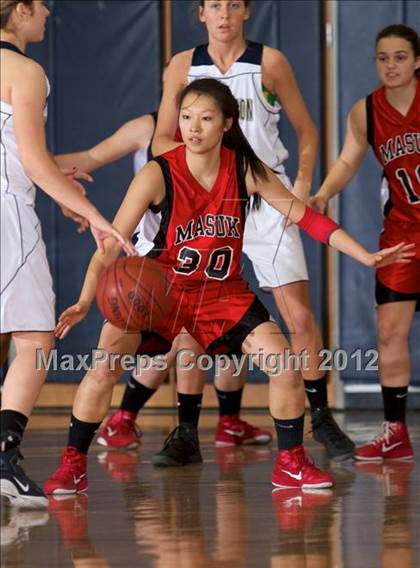 Thumbnail 2 in Masuk vs Lauralton Hall (SWC Semifinal) photogallery.