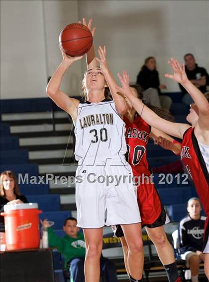Thumbnail 2 in Masuk vs Lauralton Hall (SWC Semifinal) photogallery.
