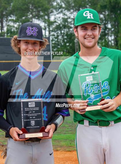 Thumbnail 3 in Cox Mill vs J.H. Rose (NCHSAA 3A Final - game 1 -  gallery 1 of 2 - Team Photos, Sportmanship Awards, Umpires, Introductions) photogallery.