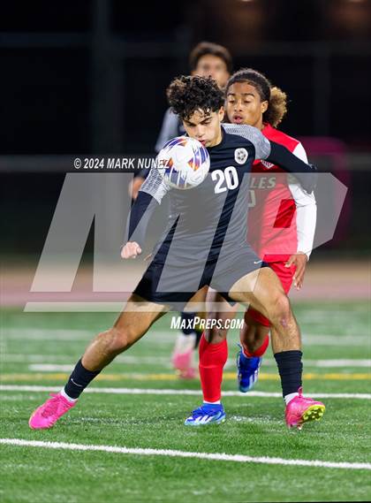 Thumbnail 3 in Enochs @ Pleasant Grove (CIF SJS Division 1 Round 1) photogallery.