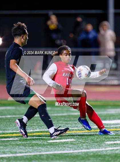 Thumbnail 3 in Enochs @ Pleasant Grove (CIF SJS Division 1 Round 1) photogallery.
