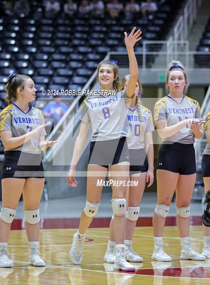 Thumbnail 3 in Veribest vs. Blum (UIL Volleyball 1A Semifinals) photogallery.