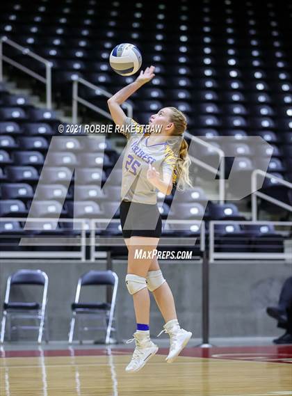 Thumbnail 3 in Veribest vs. Blum (UIL Volleyball 1A Semifinals) photogallery.