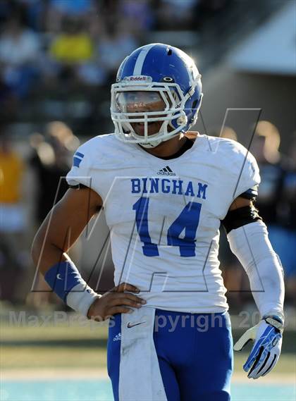 Thumbnail 1 in Bingham @ Valor Christian (CO-UT Border War) photogallery.