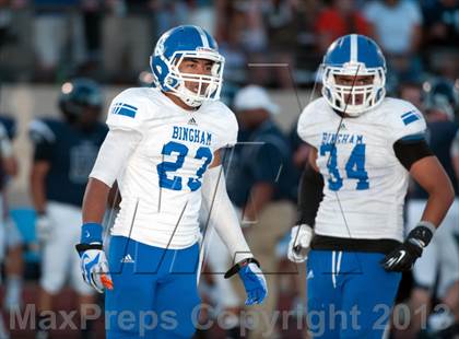 Thumbnail 2 in Bingham @ Valor Christian (CO-UT Border War) photogallery.