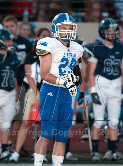 Thumbnail 3 in Bingham @ Valor Christian (CO-UT Border War) photogallery.