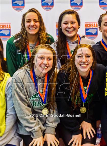 Thumbnail 1 in NCHSAA 3A State Swimming Championships photogallery.