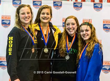 Thumbnail 2 in NCHSAA 3A State Swimming Championships photogallery.