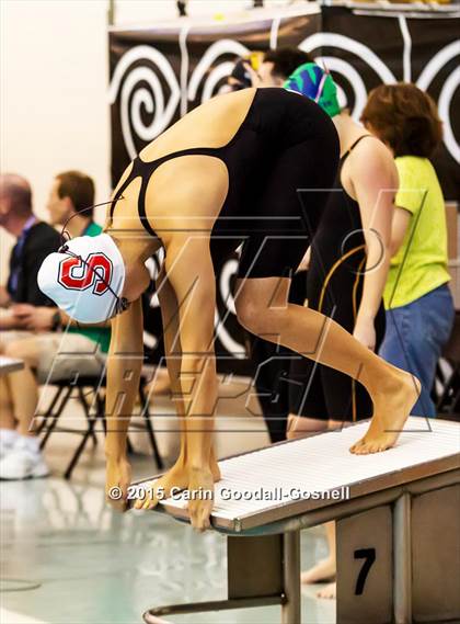 Thumbnail 3 in NCHSAA 3A State Swimming Championships photogallery.