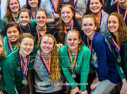 Thumbnail 3 in NCHSAA 3A State Swimming Championships photogallery.