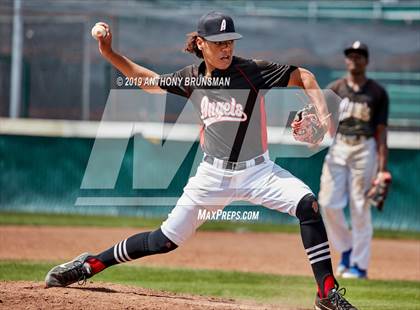 Thumbnail 1 in Valley Christian vs. Alpha Charter (CIF SJS D7 Final - Game 1) photogallery.