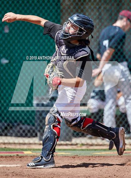 Thumbnail 1 in Valley Christian vs. Alpha Charter (CIF SJS D7 Final - Game 1) photogallery.