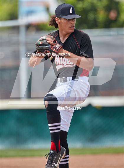 Thumbnail 1 in Valley Christian vs. Alpha Charter (CIF SJS D7 Final - Game 1) photogallery.