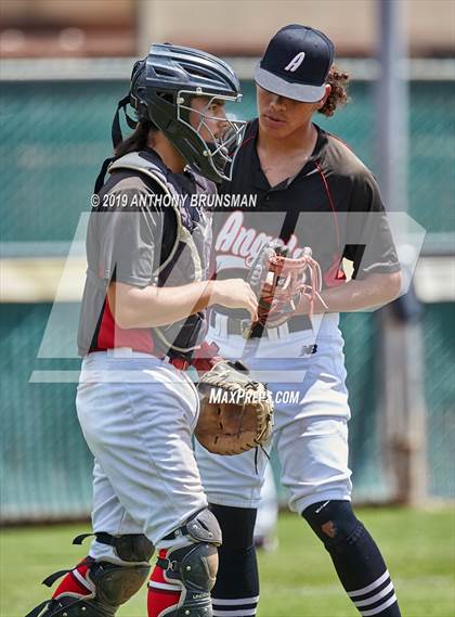 Thumbnail 3 in Valley Christian vs. Alpha Charter (CIF SJS D7 Final - Game 1) photogallery.